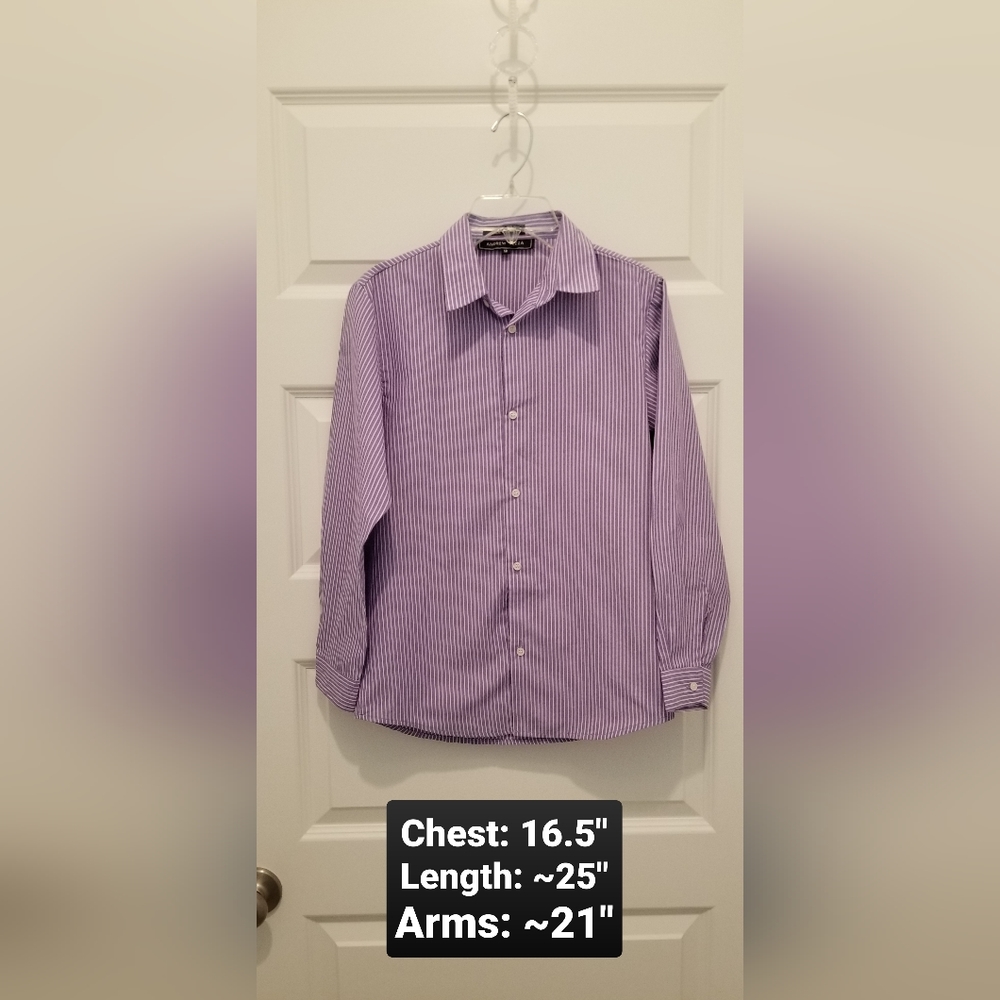 Andrew Fezza Button Up Dress Shirt, EUC, Size 12